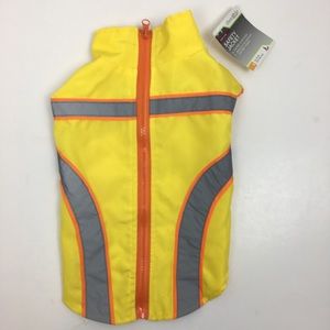 💋 Good 2 Go dog pup safety coat zip jacket yellow S
